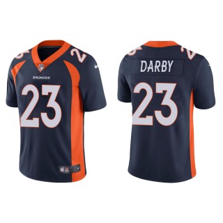 Men's Denver Broncos Ronald Darby Navy Vapor Limited Jersey