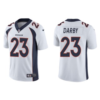 Men's Denver Broncos Ronald Darby White Vapor Limited Jersey