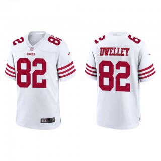 Ross Dwelley White Game Jersey