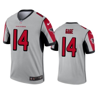 Atlanta Falcons Russell Gage Silver Inverted Legend Jersey
