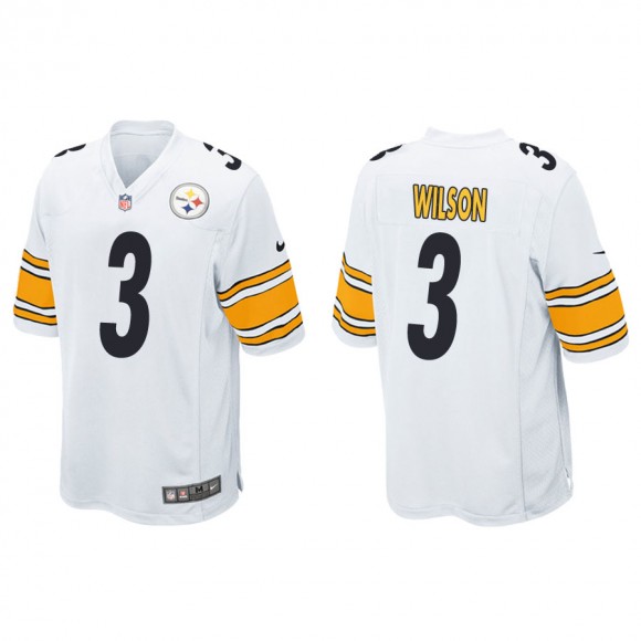 Men's Russell Wilson Steelers White Game Jersey