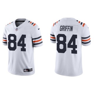 Men's Chicago Bears Ryan Griffin White Classic Limited Jersey