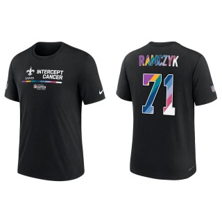 Ryan Ramczyk New Orleans Saints Black 2022 NFL Crucial Catch Performance T-Shirt