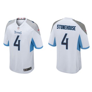 Ryan Stonehouse Tennessee Titans White Game Jersey