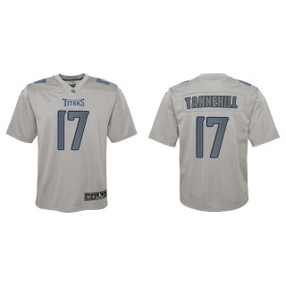 Ryan Tannehill Youth Tennessee Titans Gray Atmosphere Game Jersey
