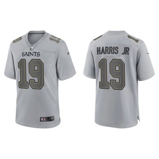 Men's New Orleans Saints Chris Harris Jr Gray Atmosphere Fashion Game Jersey