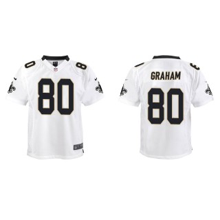 Youth Jimmy Graham Saints White Game Jersey