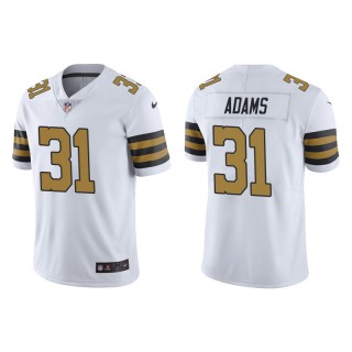 Men's New Orleans Saints Josh Adams White Color Rush Limited Jersey