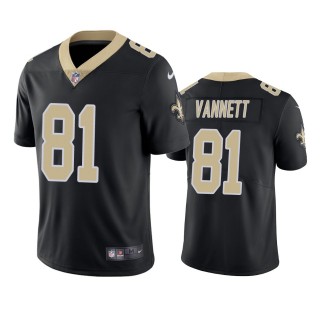 Nick Vannett New Orleans Saints Black Vapor Limited Jersey