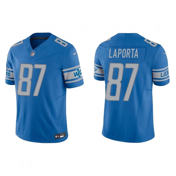 Sam LaPorta Blue 2023 NFL Draft Vapor F.U.S.E. Limited Jersey