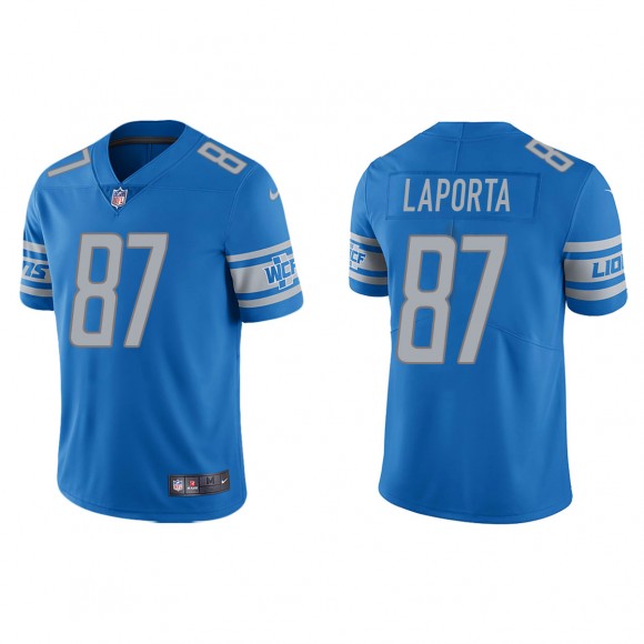 Sam LaPorta Light Blue 2023 NFL Draft Vapor Limited Jersey