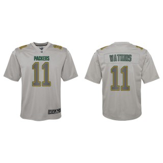 Sammy Watkins Youth Green Bay Packers Gray Atmosphere Game Jersey