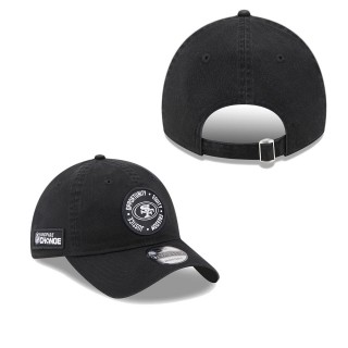 Men's San Francisco 49ers Black 2022 Inspire Change 9TWENTY Adjustable Hat