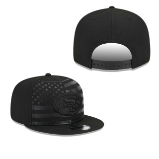 San Francisco 49ers Black Independent 9FIFTY Snapback Hat