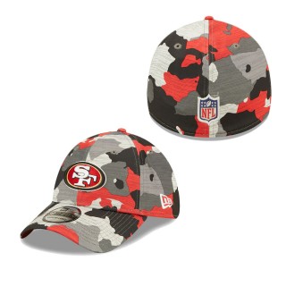Men's San Francisco 49ers Camo 2022 NFL Training Camp Official 39THIRTY Flex Hat