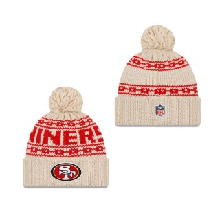 San Francisco 49ers Cold Weather Women's Pom Knit Hat