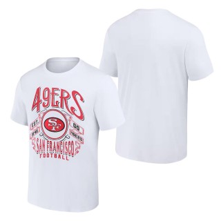 San Francisco 49ers NFL x Darius Rucker Collection White Vintage Football T-Shirt
