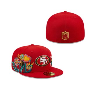 San Francisco 49ers Groovy 59FIFTY Fitted Hat