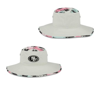 San Francisco 49ers Khaki Retro Beachin' Bucket Hat