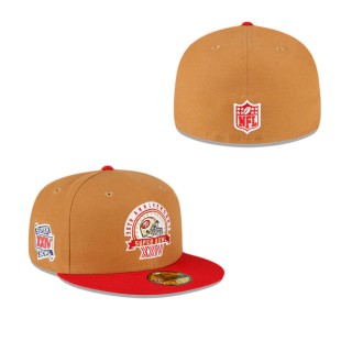 San Francisco 49ers Light Bronze 59FIFTY Fitted Hat