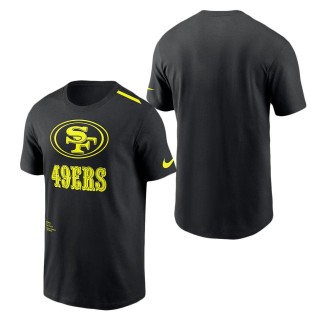 San Francisco 49ers Nike Black Volt Performance T-Shirt