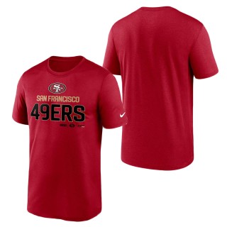 San Francisco 49ers Scarlet Legend Community T-Shirt