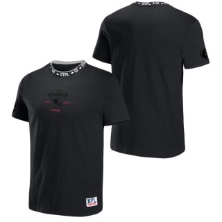 Men's San Francisco 49ers NFL x Staple Black Globe T-Shirt
