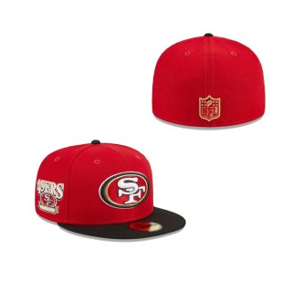 San Francisco 49ers Throwback Hidden Fitted Hat