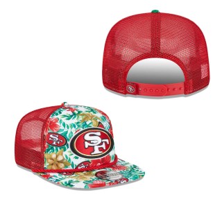 San Francisco 49ers White Botanical 9FIFTY Snapback Hat