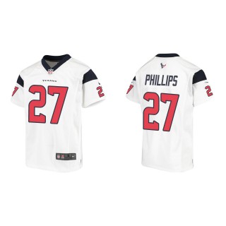 Scottie Phillips Youth Houston Texans White Game Jersey