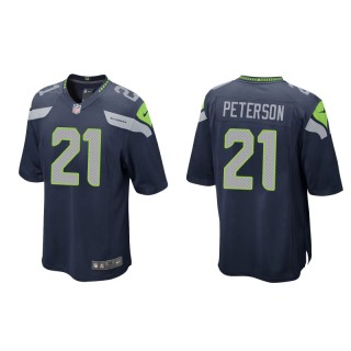 Men's Seattle Seahawks Adrian Peterson College Navy Game Jersey