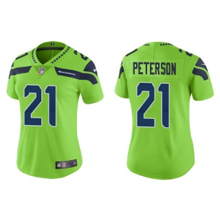 Women's Seattle Seahawks Adrian Peterson Green Color Rush Limited Jersey