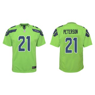 Youth Seattle Seahawks Adrian Peterson Green Color Rush Game Jersey