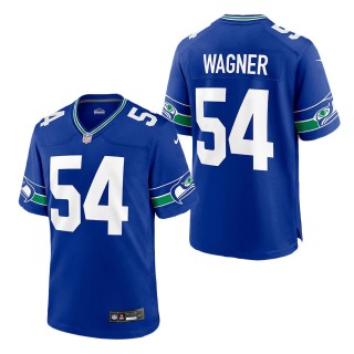 Seattle Seahawks Bobby Wagner Royal Throwback Player Game Jersey