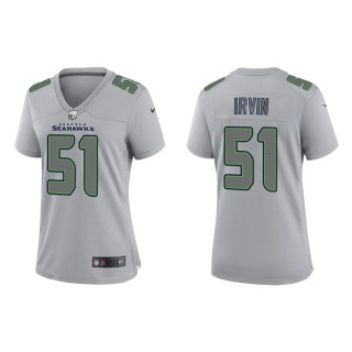 Women's Seattle Seahawks Bruce Irvin Gray Atmosphere Fashion Game Jersey