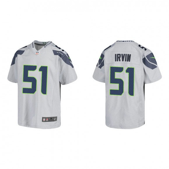 Youth Seattle Seahawks Bruce Irvin Gray Game Jersey