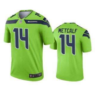 Seattle Seahawks DK Metcalf Neon Green Legend Jersey
