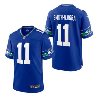 Seattle Seahawks Jaxon Smith-Njigba Royal Throwback Player Game Jersey
