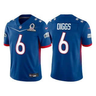 Quandre Diggs Seahawks 2022 NFC Pro Bowl Game Jersey Royal