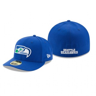 Seattle Seahawks Royal Omaha Low Profile 59FIFTY Structured Hat