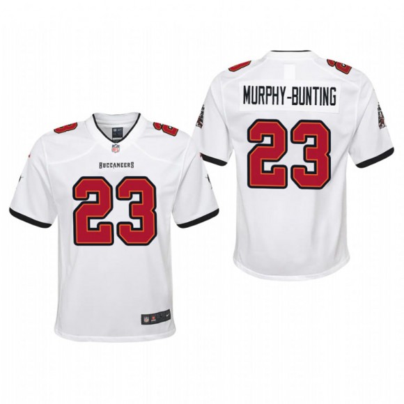 Youth Tampa Bay Buccaneers Sean Murphy-Bunting Game Jersey - White