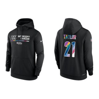 Sean Taylor Washington Commanders Black 2022 NFL Crucial Catch Therma Performance Pullover Hoodie