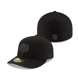 Seattle Seahawks Black Alternate Logo Bob Low Profile 59FIFTY Fitted Hat
