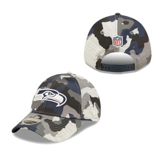 Men's Seattle Seahawks Camo 2022 NFL Training Camp Official 9FORTY Adjustable Hat