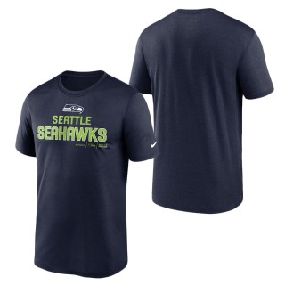 Seattle Seahawks College Navy Legend Community T-Shirt