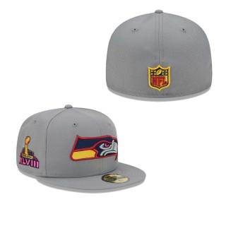 Seattle Seahawks Gray Color Pack 59FIFTY Fitted Hat