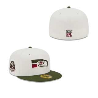Seattle Seahawks Olive Branch 59FIFTY Fitted Hat