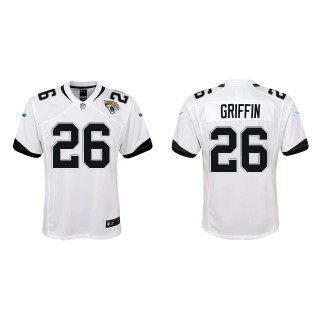 Shaquill Griffin Youth Jacksonville Jaguars White Game Jersey