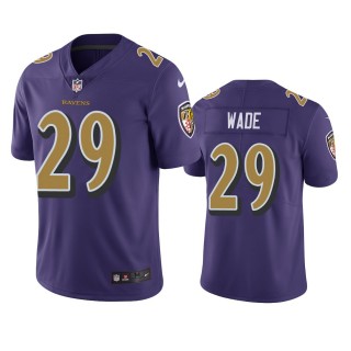 Color Rush Limited Baltimore Ravens Shaun Wade Purple Jersey