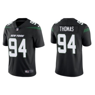 Men's New York Jets Solomon Thomas Black Vapor Limited Jersey